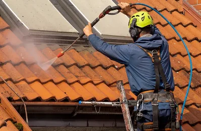 Démoussage et hydrofuge de toiture à Rignac